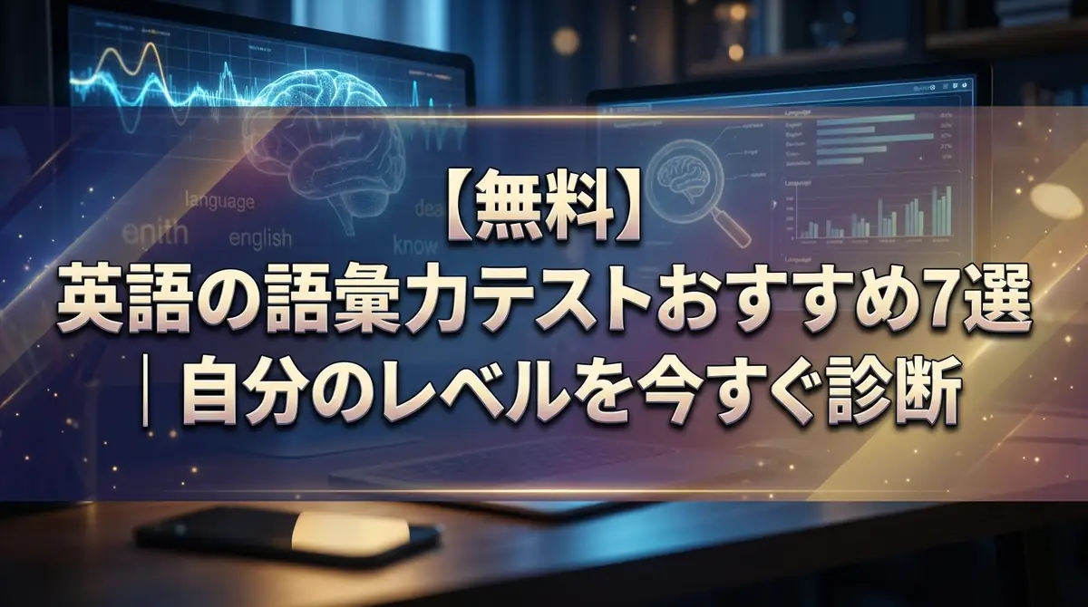 【無料】英語の語彙力テストおすすめ7選｜自分のレベルを今すぐ診断