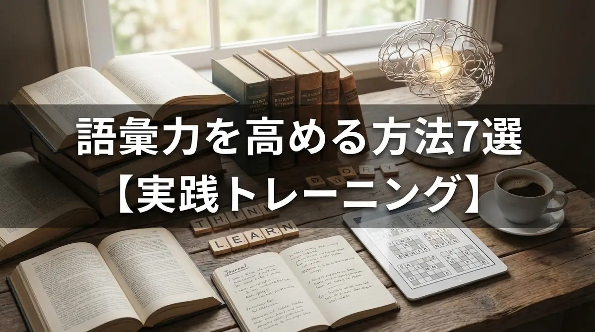 語彙力を高める方法7選【実践トレーニング】