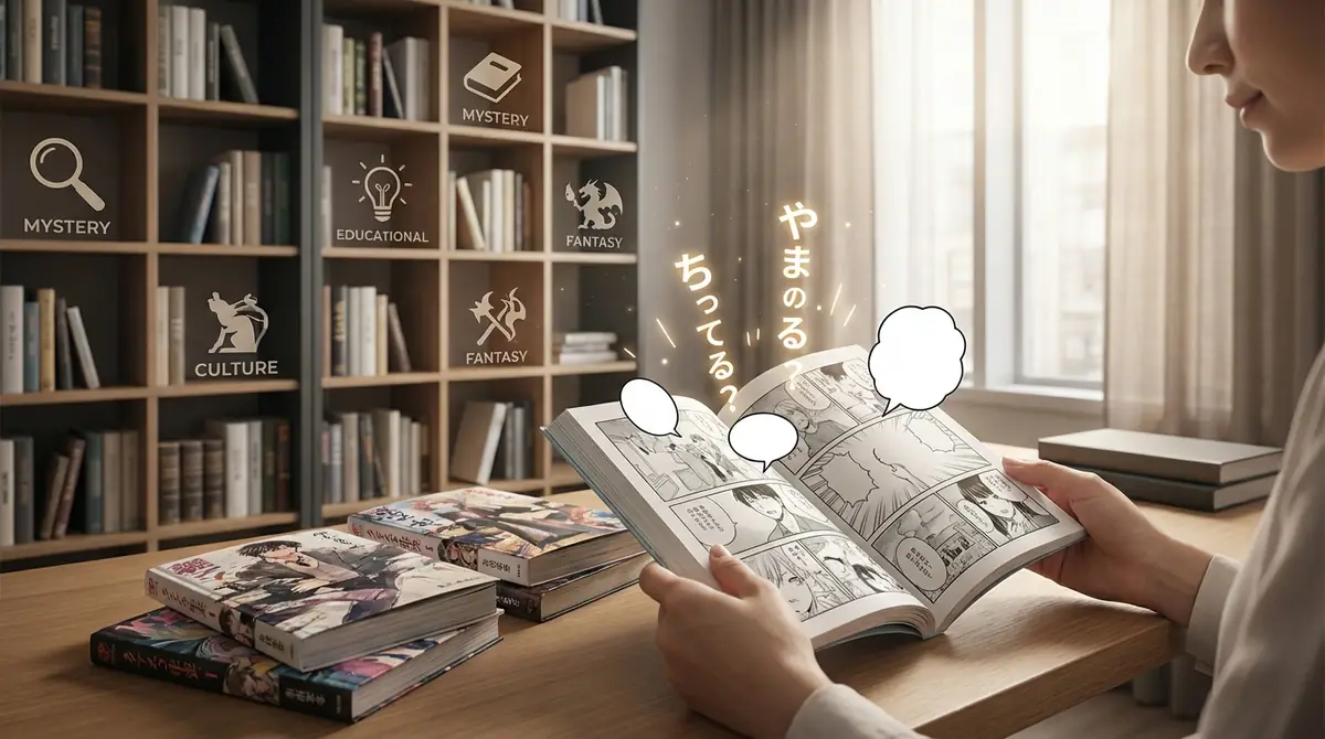 【タイプ別】迷ったらコレ！語彙力漫画の選び方