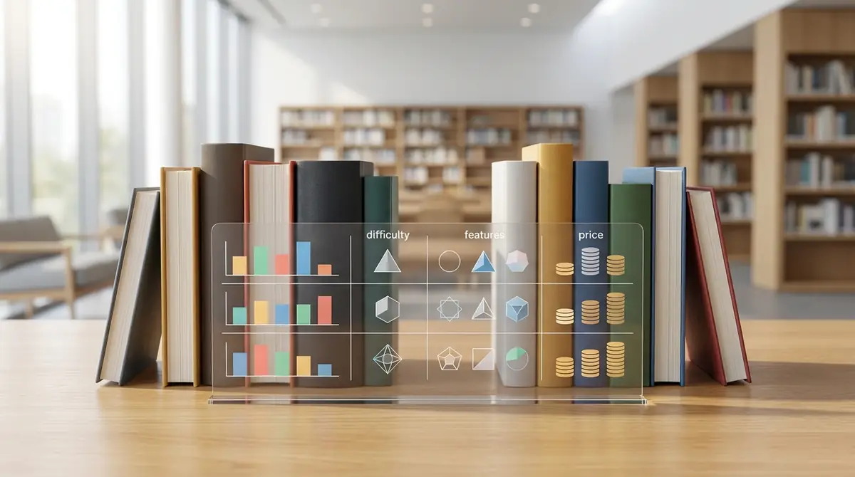 【比較表】おすすめ10冊の難易度・価格・特徴一覧