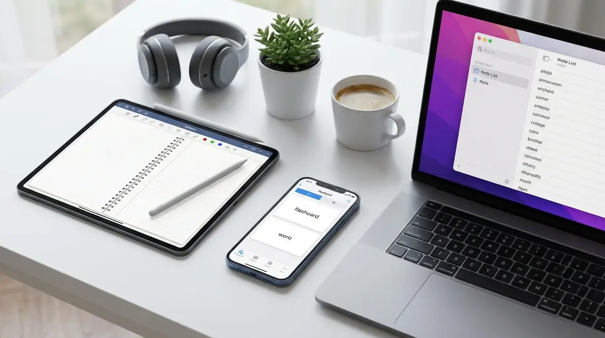 デジタル派向け｜語彙力ノートに使えるアプリ3選