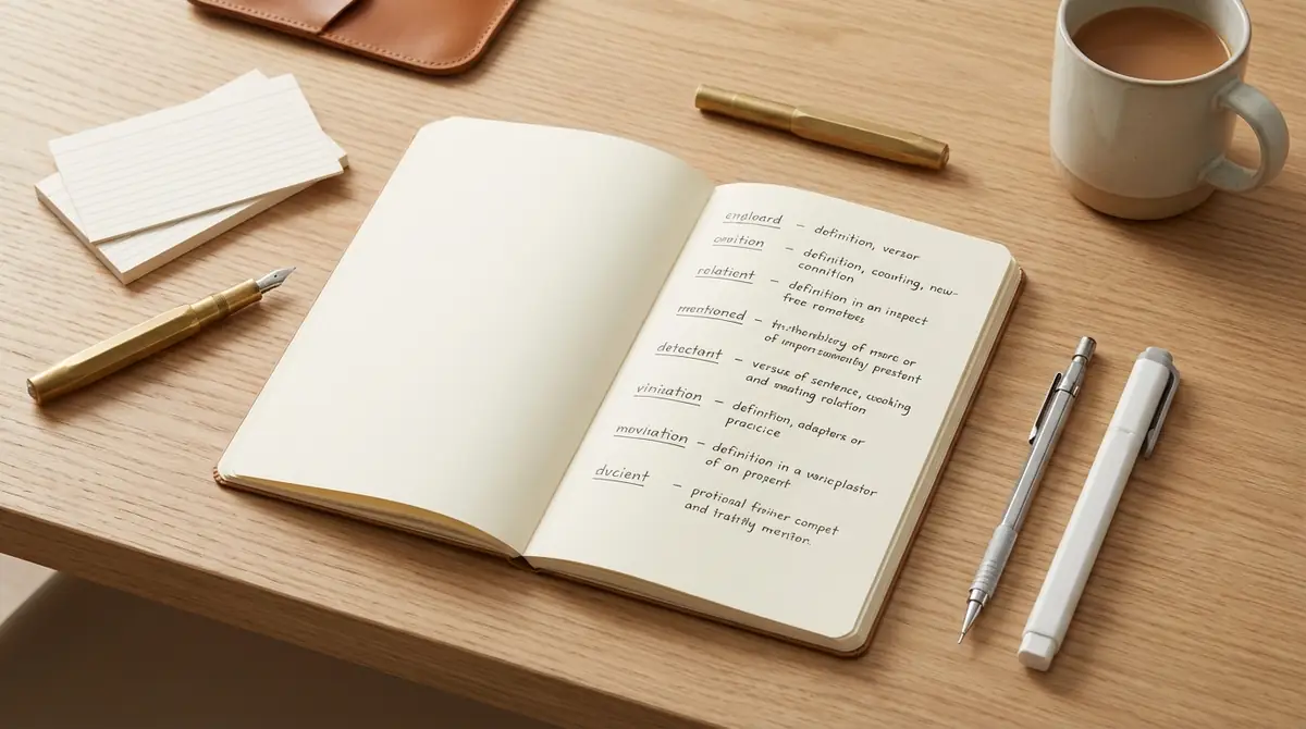 語彙力ノートにおすすめの文房具・ノート3選