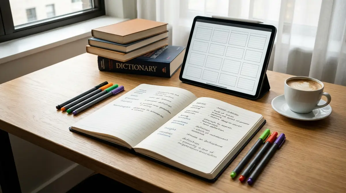 自作の語彙力単語帳の作り方【今日から始められる簡単テンプレ】